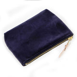 Velvet Jewel Pouch- Navy