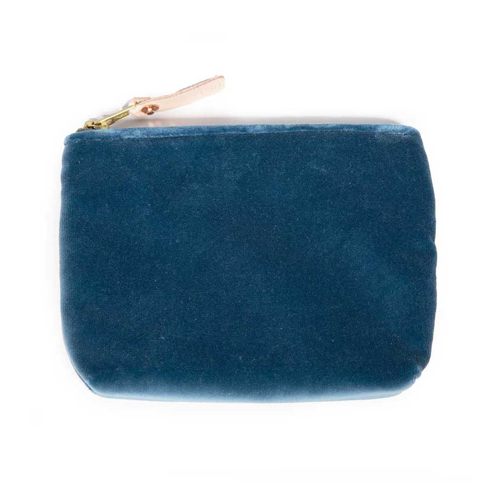 Velvet Jewel Pouch- Ocean