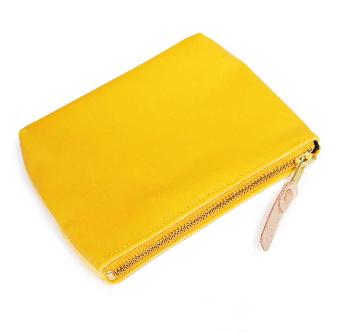Velvet Jewel Pouch- Sunshine