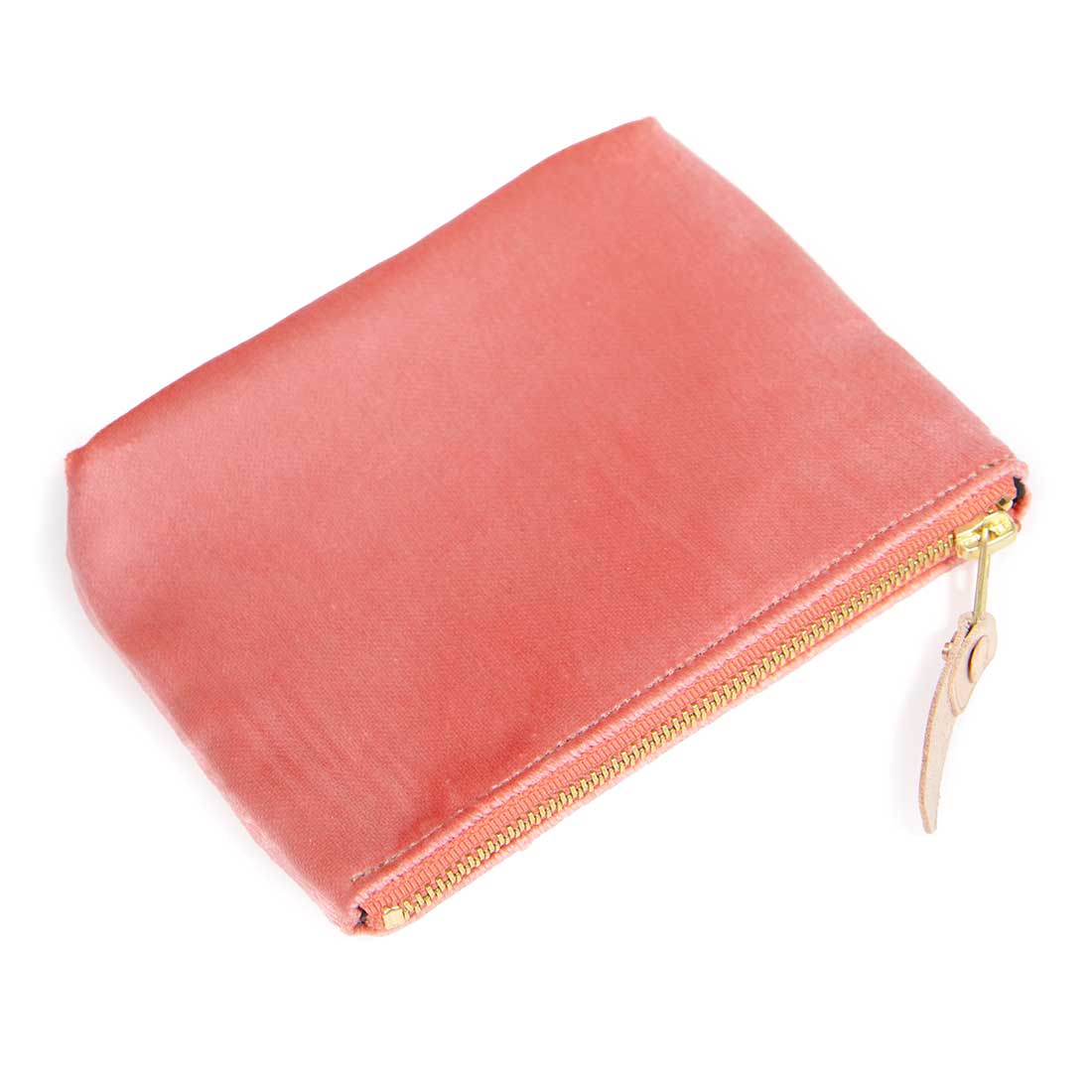 Velvet Jewel Pouch- Flamingo