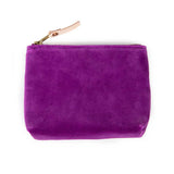 Velvet Jewel Pouch-Fucshia