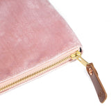 Velvet Jewel Pouch- Rose Quartz
