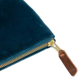 Velvet Jewel Pouch- Peacock