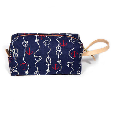 General Knot & Co. Handbags, Wallets & Cases One Size / Navy/Red Nautical Navy Travel Kit