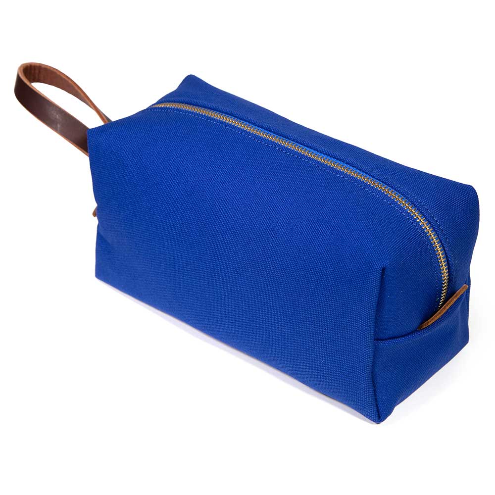 Regatta Blue Canvas Travel Kit