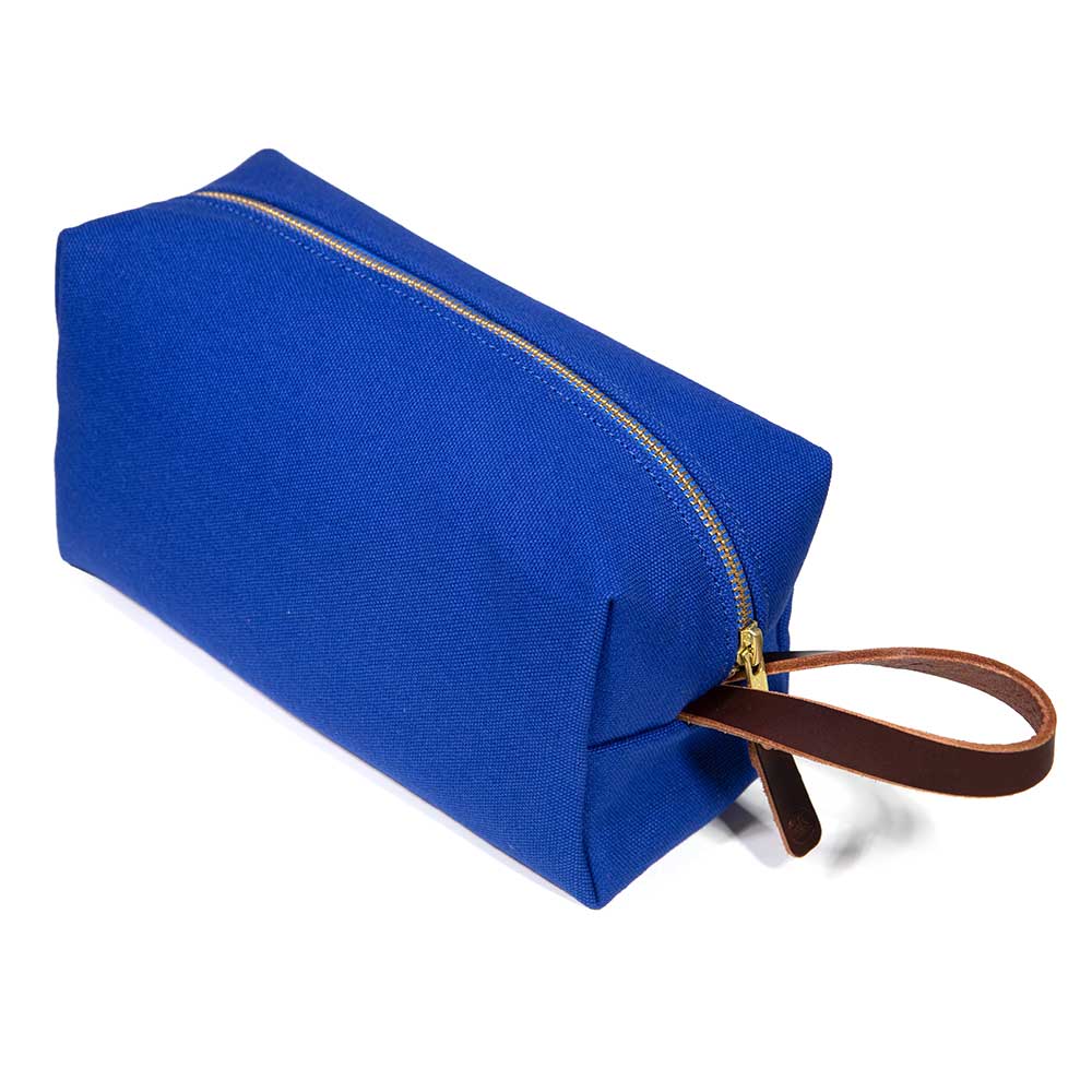Regatta Blue Canvas Travel Kit