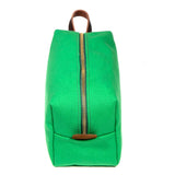 Kelly Green Canvas Travel Kit