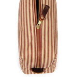 Barn Red Ticking Stripe Travel Kit