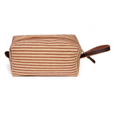 Barn Red Ticking Stripe Travel Kit