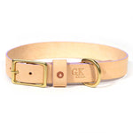 General Knot & Co. Dog Collars Blonde Leather Dog Collar -Lilac