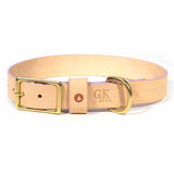 General Knot & Co. Dog Collars Blonde Leather Dog Collar -Lilac