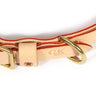 General Knot & Co. Dog Collars Small / Fire Red Blonde Leather Dog Collar -Fire Red