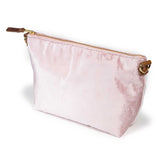 Everyday Velvet Clutch- Rose Quartz