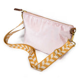 Everyday Velvet Clutch- Rose Quartz
