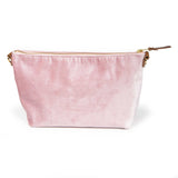 Everyday Velvet Clutch- Rose Quartz