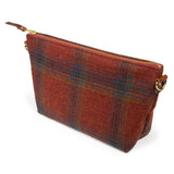 Everyday Wool Clutch- Brick Plaid