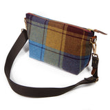 Everyday Wool Clutch- Sunset Check