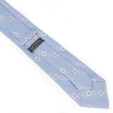 Midsummer Floral Necktie- Sky