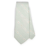Midsummer Floral Necktie- Pistachio