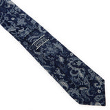Dark Indigo Paisley Necktie