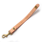 Signature Keychain- Mahogany & Blonde Leather