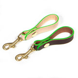 Signature Keychain- Mahogany & Blonde Leather