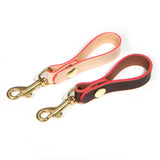 Signature Keychain- Mahogany & Blonde Leather
