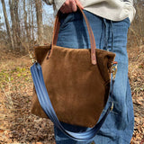 Velvet Nomad Tote- Walnut