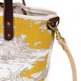 Blonde Leather Cross Body Strap