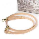 Blonde Leather Cross Body Strap