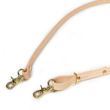 Blonde Leather Cross Body Strap