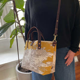 Mahogany Leather Cross Body Strap