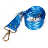 Satin Webbing Cross Body/Shoulder Strap- Cyan Blue