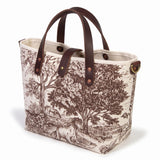 Horse Country Toile Mini Tote