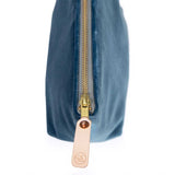 Velvet Travel Clutch-Ocean