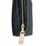 Velvet Travel Clutch-Petrol