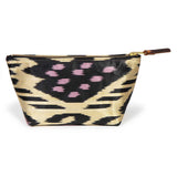 Maize & Lilac Ikat Travel Clutch