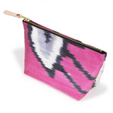 Desert Silk Ikat Travel Clutch
