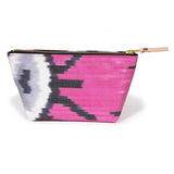 Desert Silk Ikat Travel Clutch
