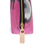 Desert Silk Ikat Travel Clutch