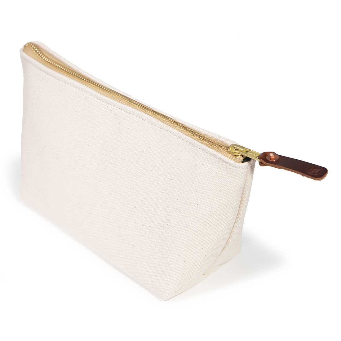 Natural Canvas Travel Clutch