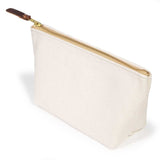 Natural Canvas Travel Clutch