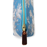 Cerulean Toile Travel Clutch