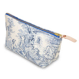 Delftware Toile Travel Clutch