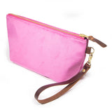 Velvet Travel Clutch -Rosy Glow