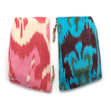 General Knot & Co. Handbags, Wallets & Cases One Size / Teal/Green Cool Ikat Travel Clutch