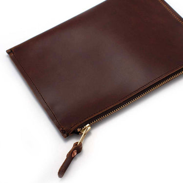 General Knot & Co. Apparel & Accessories 9" x 6.5" / Waxy Brown All-Purpose Leather Pouch- Waxy Brown