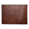 General Knot & Co. Apparel & Accessories 15 1/4" W x 12" H / Waxy Brown Leather Laptop/Document Sleeve- Waxy Brown