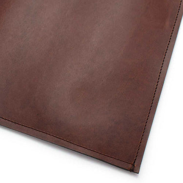 General Knot & Co. Apparel & Accessories 15 1/4" W x 12" H / Waxy Brown Leather Laptop/Document Sleeve- Waxy Brown
