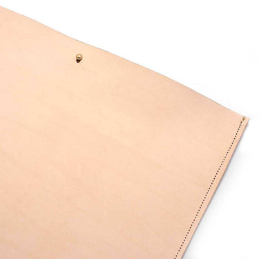 General Knot & Co. Apparel & Accessories 15 1/4" W x 12" H / Blonde Leather Laptop/ Document Sleeve- Blonde